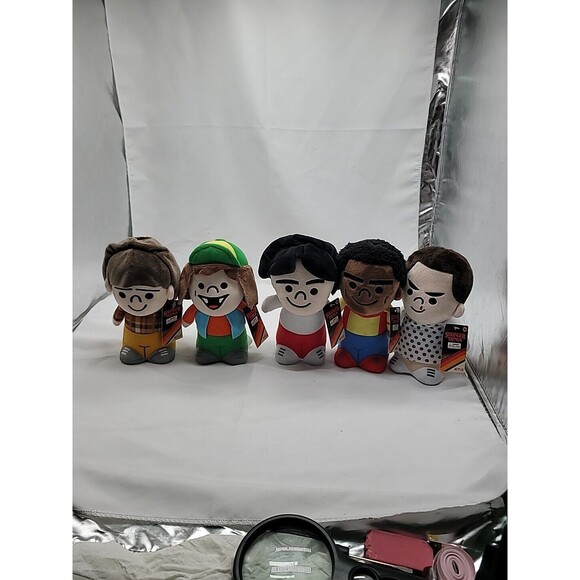 Lot Of 5 Stranger Things Mini Plush Set Eleven Dustin Lucas Mike Will 2023 New - Picture 1 of 16